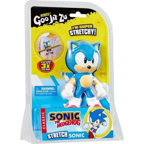 Heroes Of Goo Jit Zu Classic Sonic the Hedgehog Stretch Sonic