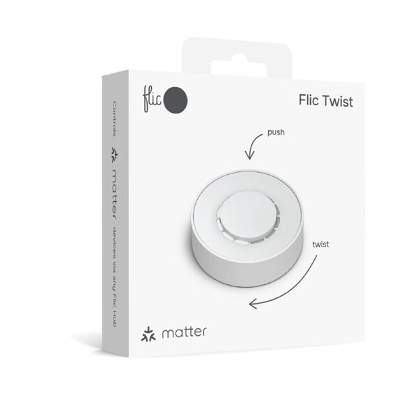 Flic Twist – Smart Home Wireless Dial (White)
