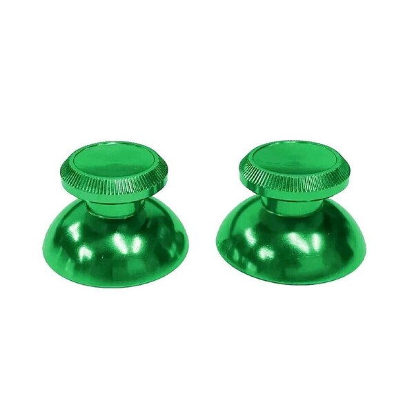 Pair of PS5 3D Rocker Metal Aluminum Caps Dual Sense Controller Green