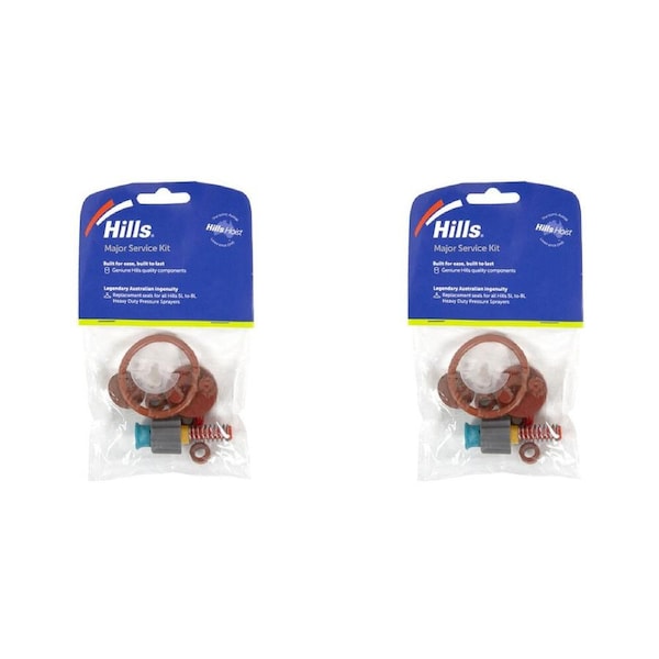 2PK Hills Heavy Duty Seal & Valve Replacement Garden Sprayer Service Kit 5/8L
