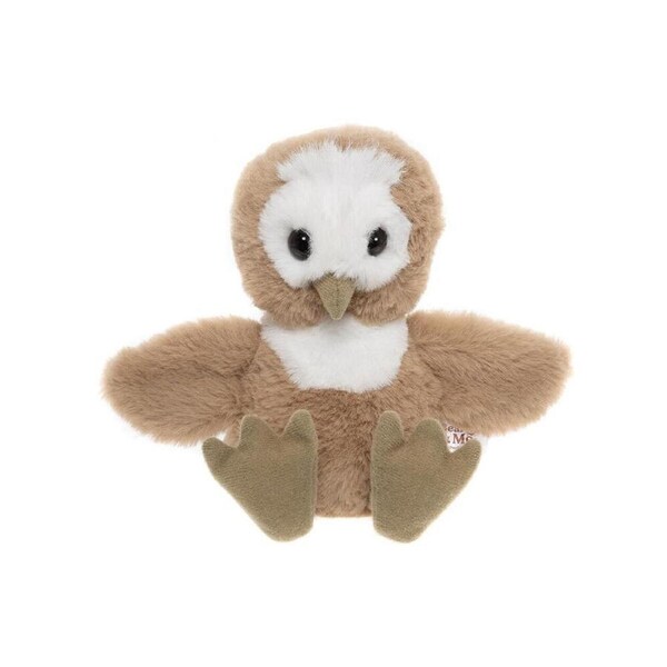Charlie Bears Hoot the Owl Small Childrens Plush Toy 0Y+ Brown