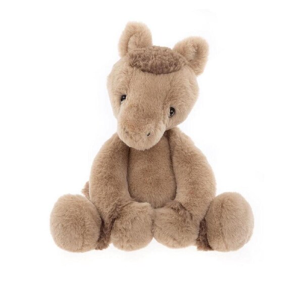 Charlie Bears Clip Clop the Pony Medium Kids Plush Toy 0Y+ Brown