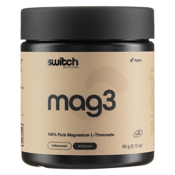 Switch Nutrition Mag3 100% Pure Magnesium L-Threonate Powder 60g