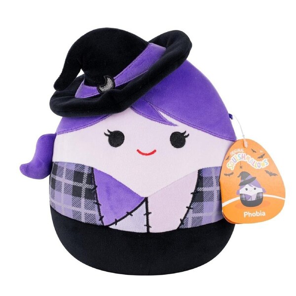 Squishmallows Halloween Phobia the Purple Witch 12 inch Plush