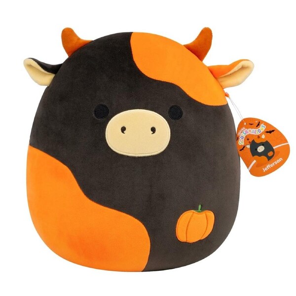 Squishmallows Halloween Jefferson the Cow 12 inch Plush