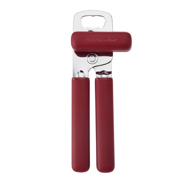 KitchenAid Classic Multifunction Can Opener - Kitchen Tool w/Bottle Empire Red - Integrated Bottle Opener