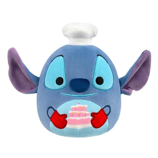 Squishmallows Disney Stitch Chef with Cake 10 inch Plush