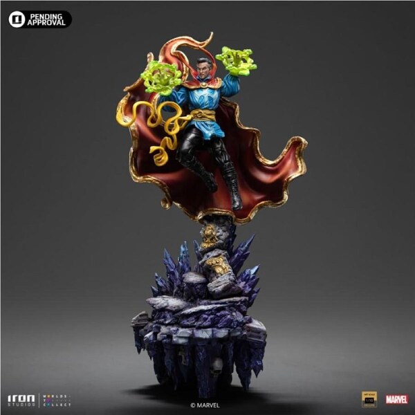 Iron Studios Marvel Avengers Diorama Series: Thanos Vs Avengers Dr Strange Deluxe 1:10 Scale Statue