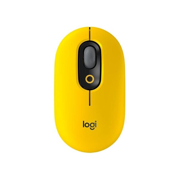 Logitech POP Mouse with Emoji (Blast Yellow)