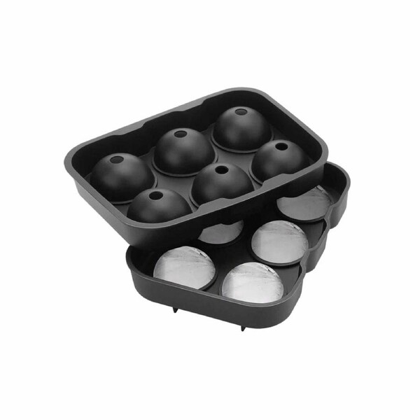 Large Silicone Sphere Mold DIY Ice Ball Maker Create Whiskey Sized Ice Cubes