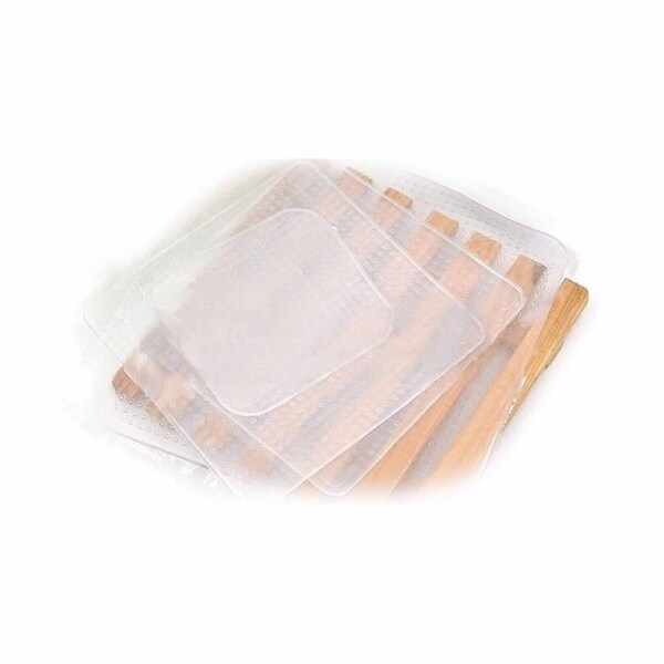 8pcs Silicone Stretch Lids Food Fresh Wraps Seal Vacuum Cover Cling