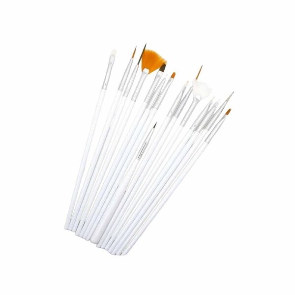 15pcs Nail Art Brushes Design Set Painting Drawing Polish Pen Tools Kit