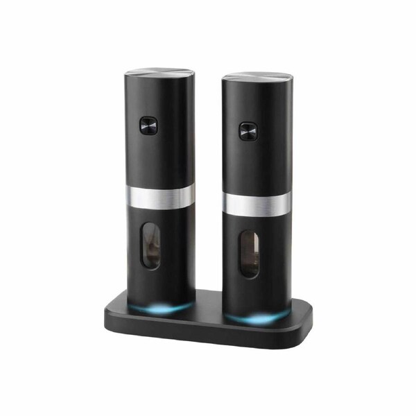 2pcs Electric Salt And Pepper Grinder Set Rechargeable Salt And Pepper Mill
