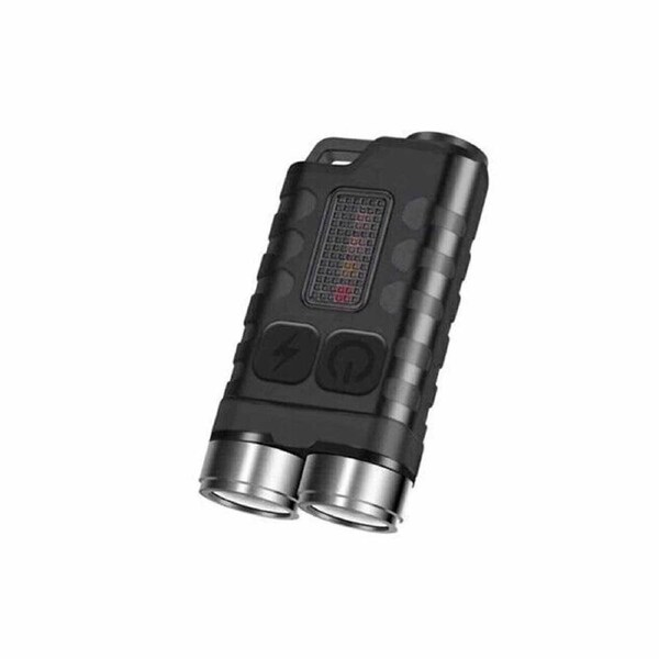 Mini Pocket LED Flashlight Magnetic Rechargeable Torch Work Light Lamp