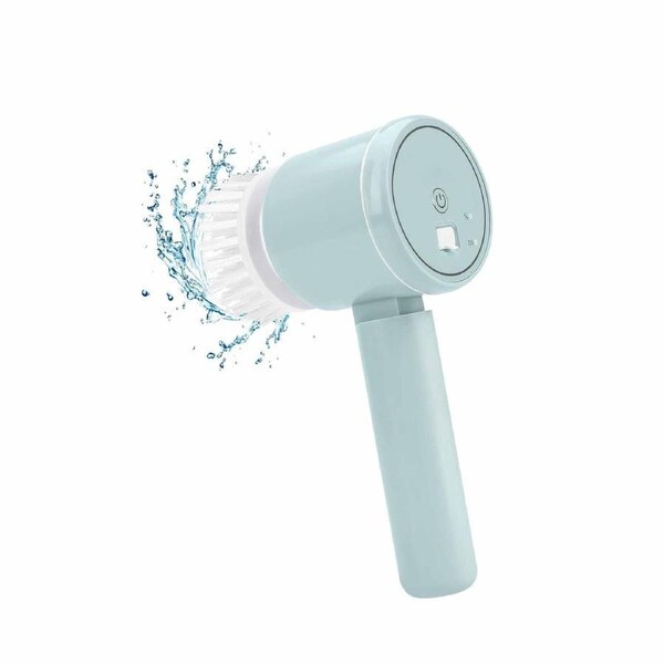 Electric Rechargeable Cordless Cleaning Brush Spin Scrubber Turbo Scrub Cleaner
