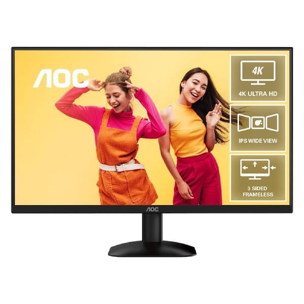 AOC U27B35 27" 4K UHD IPS HDR10 Flicker-Free 10-Bit Low Blue Mode Monitor