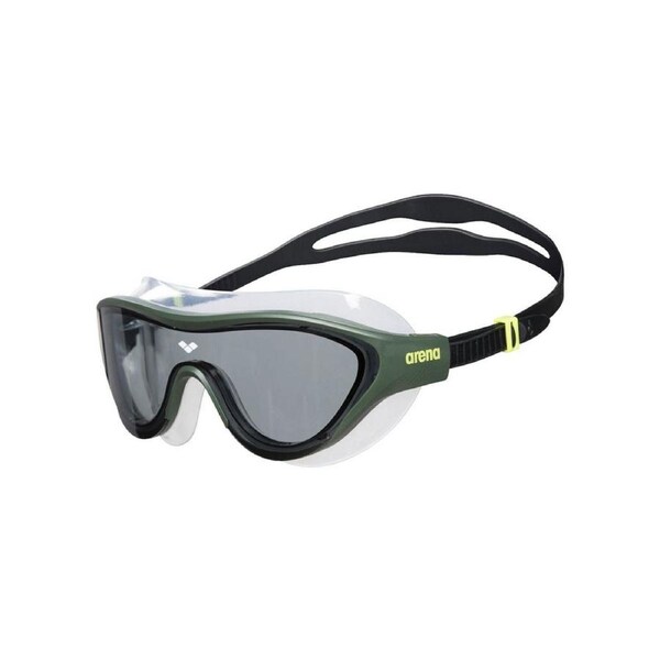 Arena The One Mask Swimming Goggles in Smoke/Green/Black
