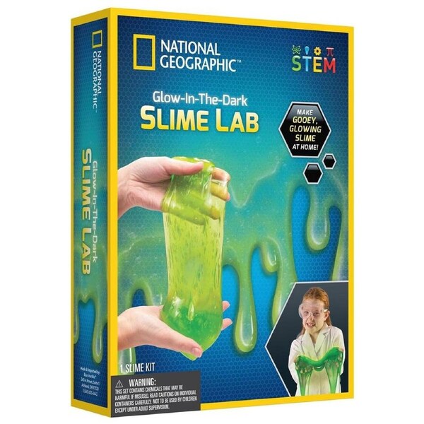 National Geographic Glow-in-the-Dark Slime Lab Activity Kit