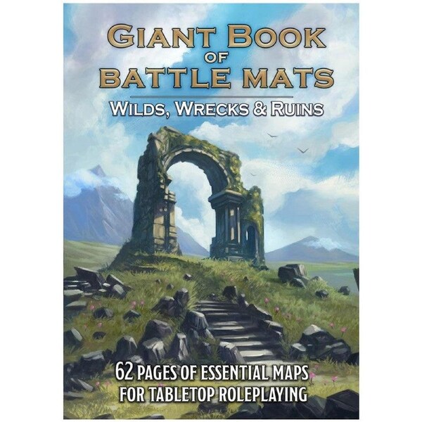 Giant Book of Battle Mats - Wilds Wrecks and Ruins