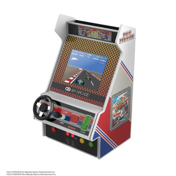 My Arcade Pole Position Racing Player Portable Retro Arcade