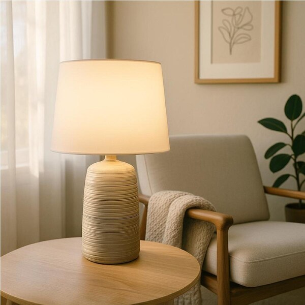 Urban Style Keira Table Lamp Cream