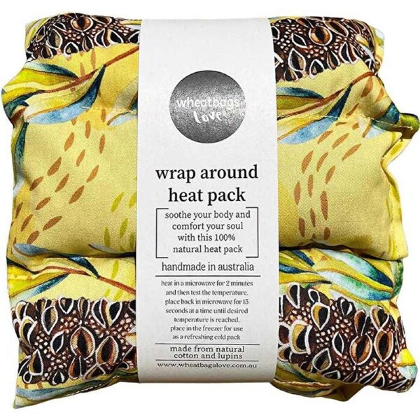 Wheatbags Love Wrap Around Heat/Cold Pack Banksia Pod