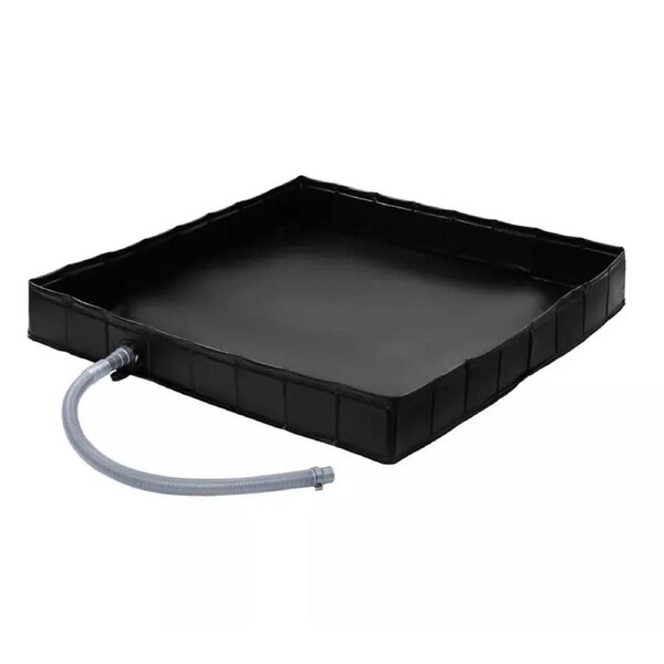 Outdoor Camping Shower Tent Base Portable Foldable Water Storage Basin 104x104cm