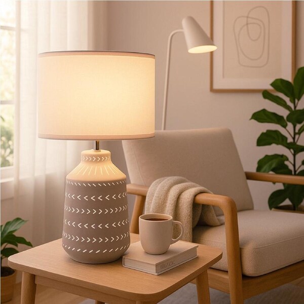 Urban Style Grace Table Lamp Grey