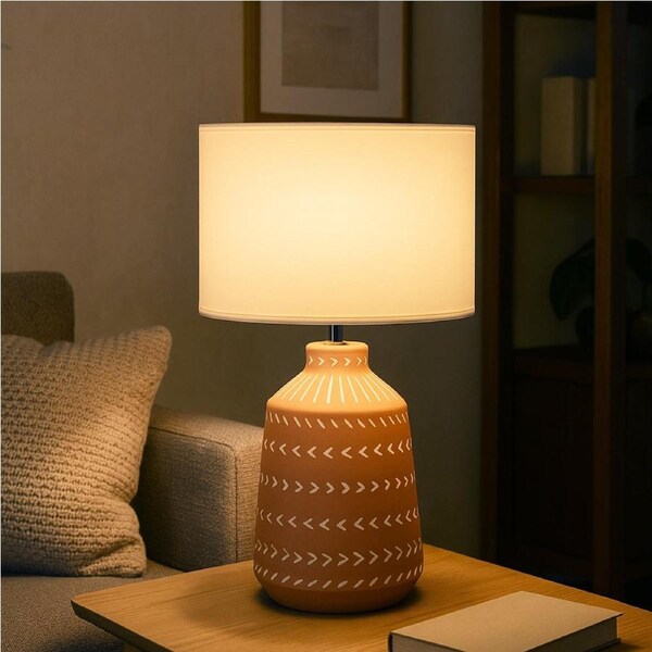 Urban Style Grace Table Lamp Terracotta
