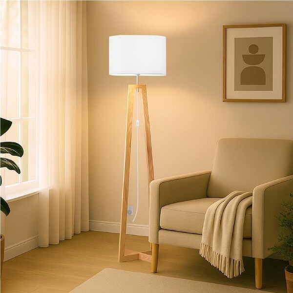 Urban Style Dana Floor Lamp White