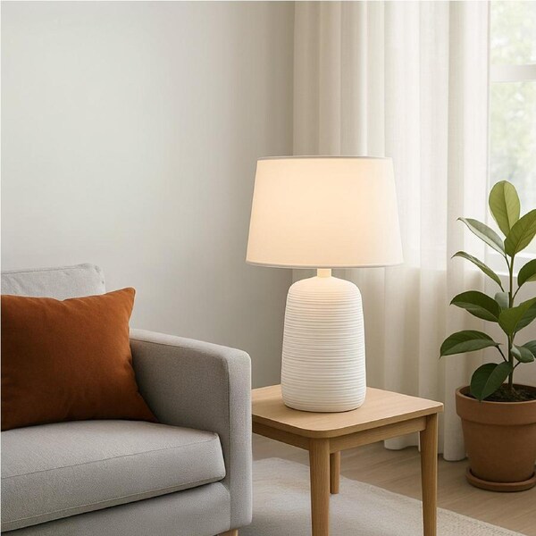 Urban Style Keira Table Lamp White