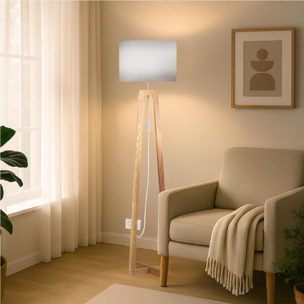 Urban Style Dana Floor Lamp Grey