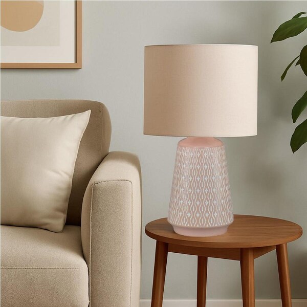 Urban Style Inga Table Lamp Terracotta