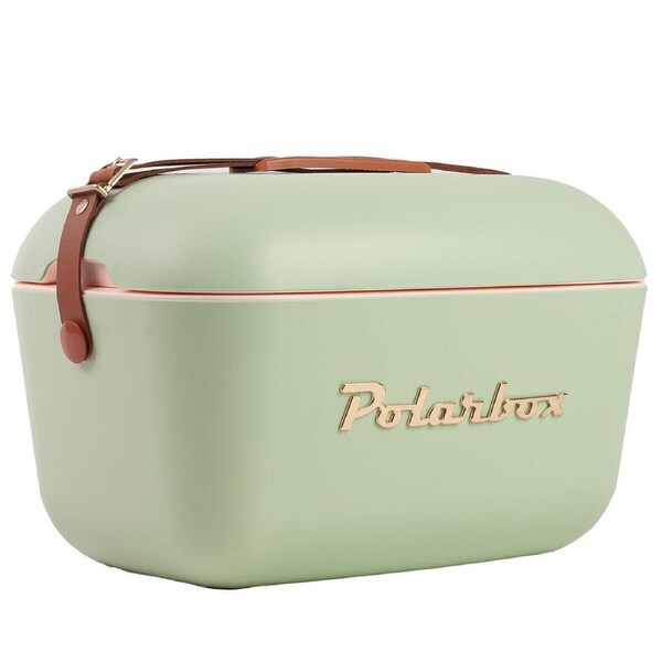 Polarbox Gold Logo 20L Cooler Sage