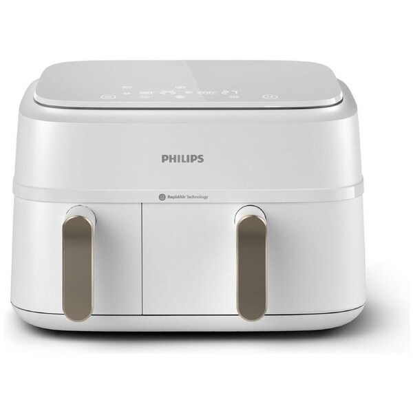 Philips 3000 Series 9L Dual Basket Airfryer XXL White