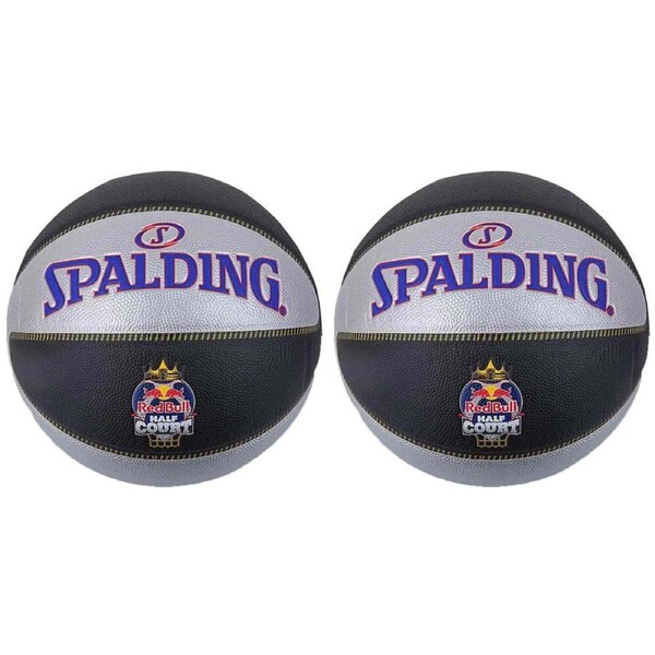 2PK Spalding Red Bull Official TF-33 Indoor/Outdoor Game Basketball Size 7