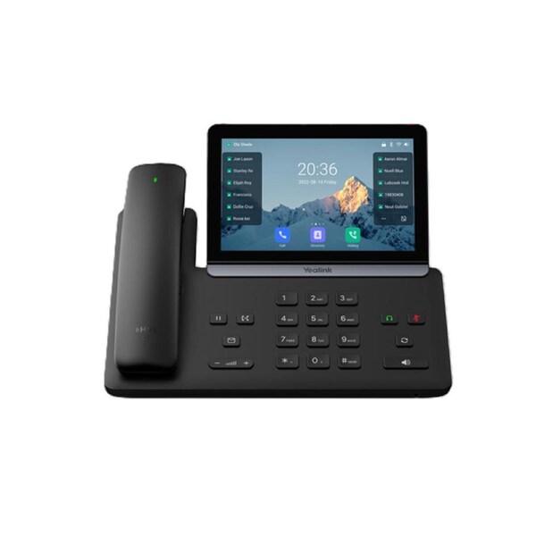 Yealink SIP-T88W Pro IP Phone, 7' Touchscreen, Android 13, HD Voice, Bluetooth Handset, Wi-Fi 6, Dual USB, PoE