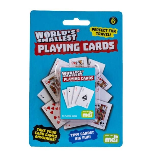 World's Smallest Playing Cards