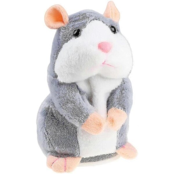 Talking Hamster Plush Toy Repeat What You Say Funny Kids Stuffed Interactive Toy