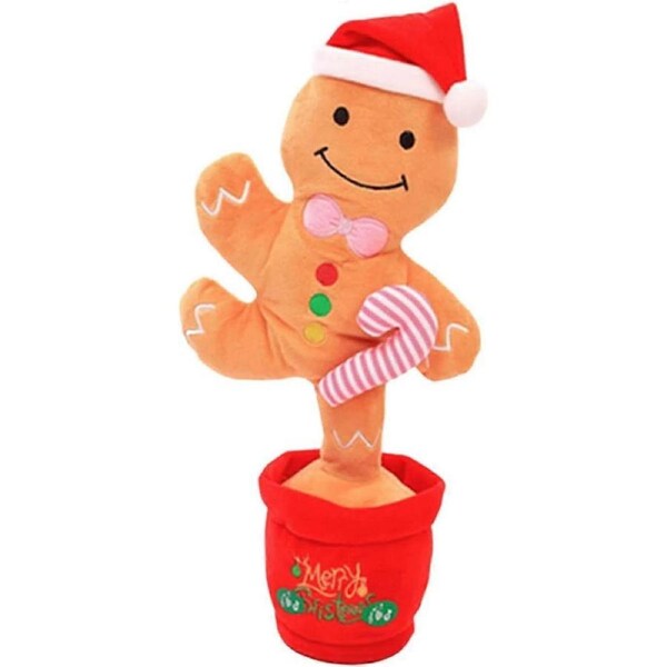 Christmas Dancing Plush Toys, Talking And Singing Stuffed Christmas Tree Gingerbread Man