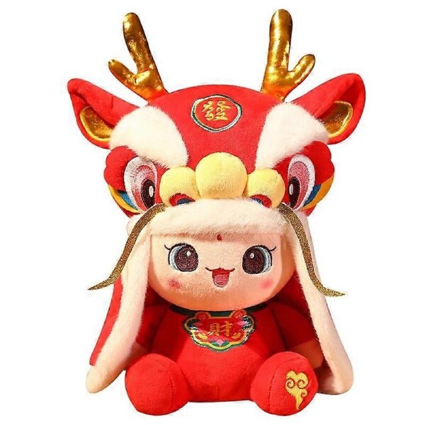 Mascot doll plush toy New Years party gift zodiac dragon doll