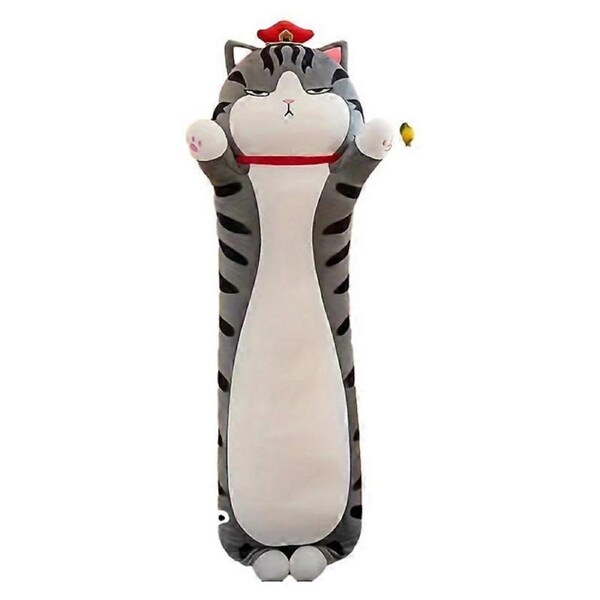 New creative cat pillow doll plush toy cute long cat doll as a birthday gift for children