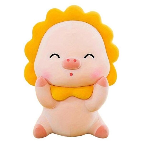 Cartoon Sun Pig Plush Toy Cute Pig Doll Pillow Childrens Birthday Gift Rag Doll