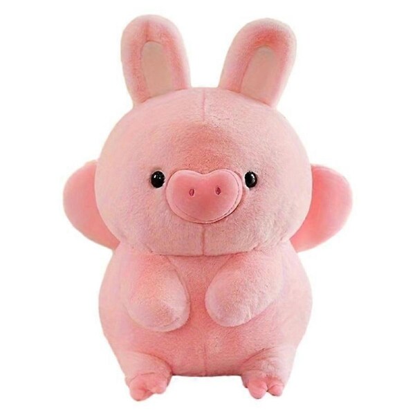 Rabbit Ears Flying Pig Plush Toy Cute Pig Doll Bedside Doll Girls Sleeping Pillow Rag Doll