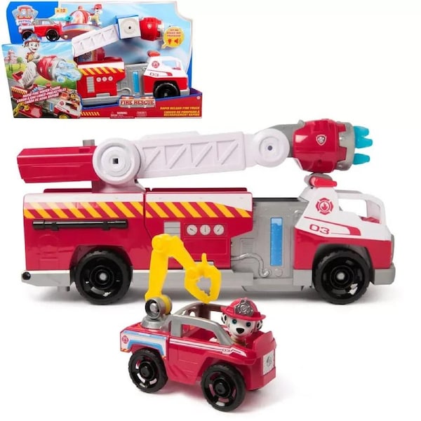 Paw Patrol Fire Rescue Rapid Reload Fire Truck