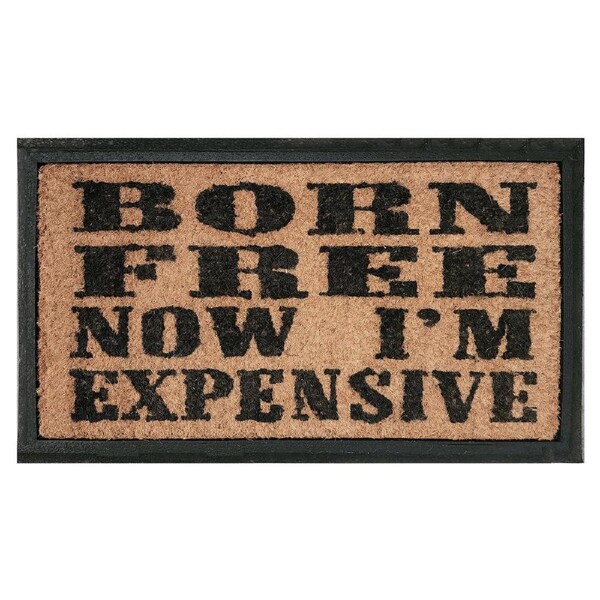 Door Mat Deluxe Born Free Expensive 40 X 70 Cm Doormat