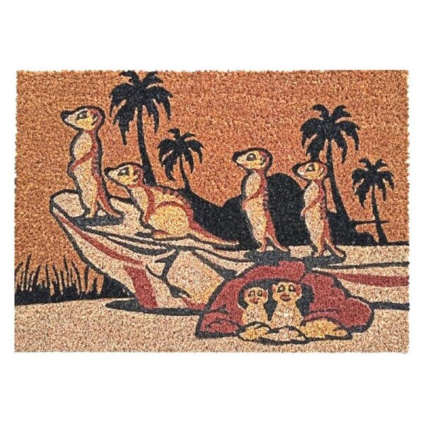 Door Mat Deluxe Coir Latex Meerkat 40 X 55 Cm Doormat