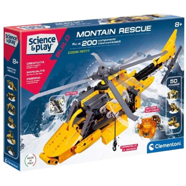 Clementoni Mechanics Mountain Rescue Helicopter