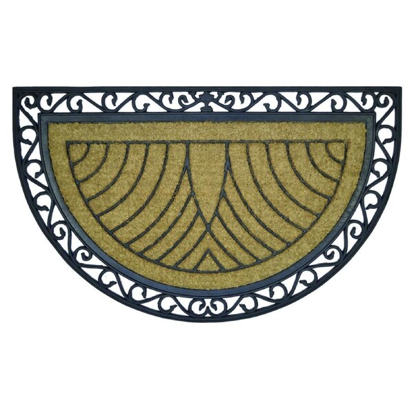 Wide Door Mat Deluxe Half Moon 76 X 120 Cm Doormat