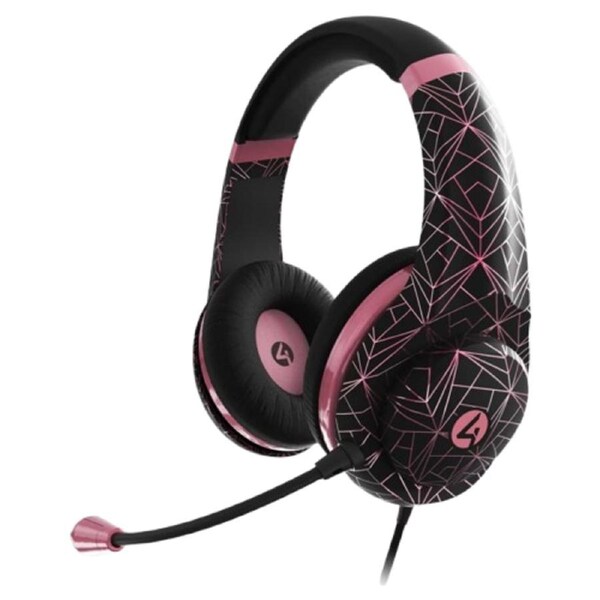 4Gamers Gaming Headset - Rose Gold Metallic Abstract (LIMITED EDITION)
